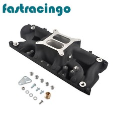 Intake Manifold Air Gap Dual Plane For Small Block Ford Sbf 260 289 302 Black