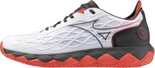 MIZUNO Tennis Shoes WAVE ENFORCE TOUR OC White Gray Red 61GB2302 US7.5 25.5cm 