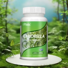 Chlorella 1000mg - Natural Detox Antioxidants, Digestive Support, Energy Booster