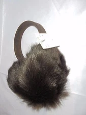J CREW TOSCANA SHEARLING EARMUFFS NWT #99319 IN BROWN FOR WINTER
