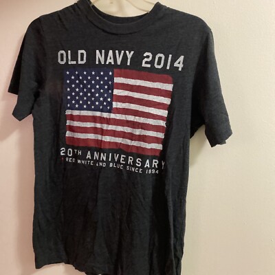 Old Navy T Shirt 2014 USA Flag Blue Size Youth XL 14 16 | eBay