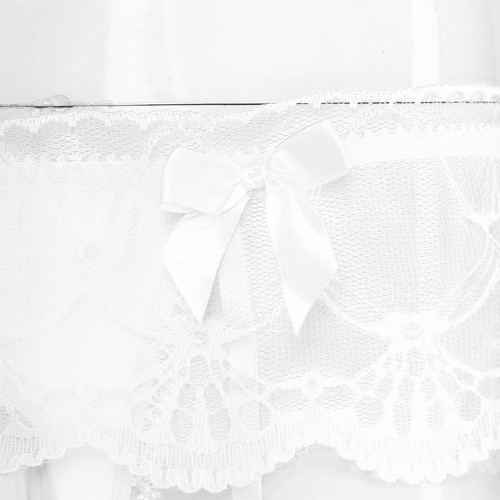 Herren Sissy String Slip Spitze Transparent Höschen für Crossdresser Transgender - Bild 32 von 133