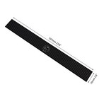 Matte Black Rectangle Stainless Steel Linear Shower Srainer Floor Drain