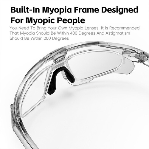WEST BIKING Photochromic Colorful Cycling Sunglasses Set 3 Lens Cyling Glasses - Picture 14 of 17