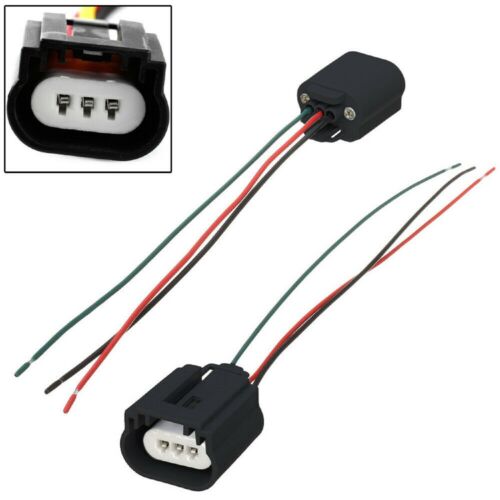 Wire Pigtail Female Ceramic 9008 H13 Two Harness Headlight Bulb Wiring Connector - Picture 5 of 7