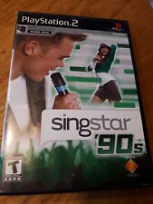 SingStar '90s (Sony PlayStation 2, 2008)--Case And Manual Only