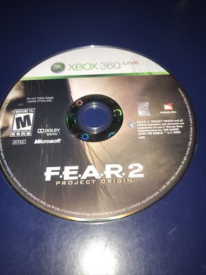 F.E.A.R. 2: Project Origin (Microsoft Xbox 360, 2009) Working Game Only FreeShip
