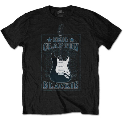 Eric Clapton 'Blackie' (Schwarz) T-Shirt - NEU & OFFIZIELL!