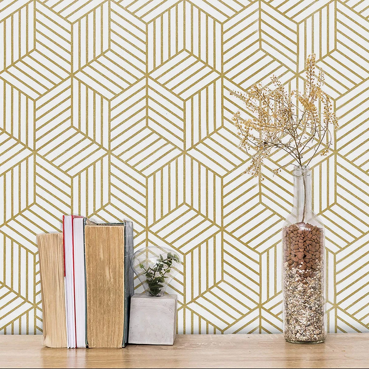 Peel and stick wallpaper geometric deals