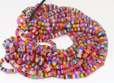 Natural Ethiopian Disco Opal Faceted Rondelle Beads 4-5mm Fire Gemstone 16 Inch
