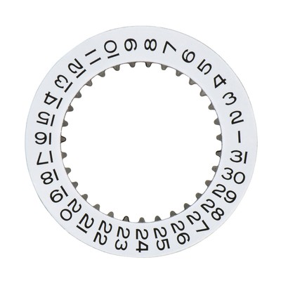 DATE DISC FOR ROLEX 43MM SEADWELLER DEEPSEA CERAMIC SD 126600 126603 WHITE
