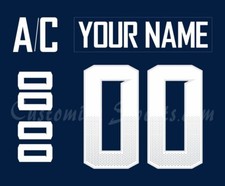 IIHF Team USA Customized Number Kit For 2019 Navy Hockey Uniform