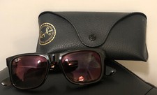   Justin  Ray Ban Sunglasses by Luxotica with Semi Hard Black Leather Case Junior