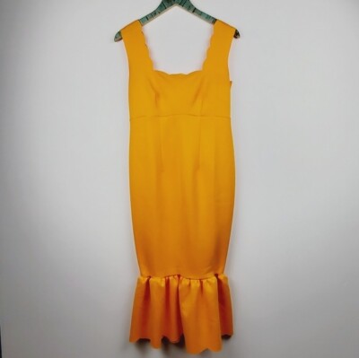 asos orange maternity dress ASOS Womens Maternity Dress Size 4 Orange Black White Print Short Sleeve