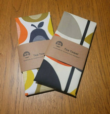 Orla Kiely Tea Towels , Kitchen Towels Multi Stem Tomato , Scribble Pears Towels