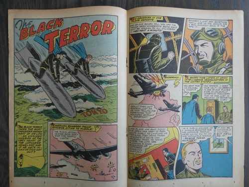 Black Terror #13 * Alex Schomburg Crossing Guard Cover (1946) 2 COMICS! *LESEN* - Bild 10 von 11