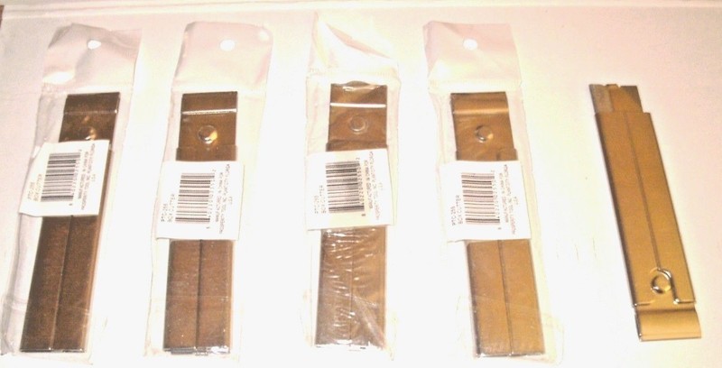 Metal Utility Knife Cardboard Box Cutter Single Edge Razor Blades Steel 5 Pieces