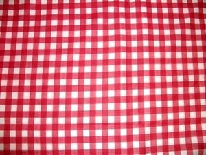 Coupon tissu Vichy Rose 60x40cm