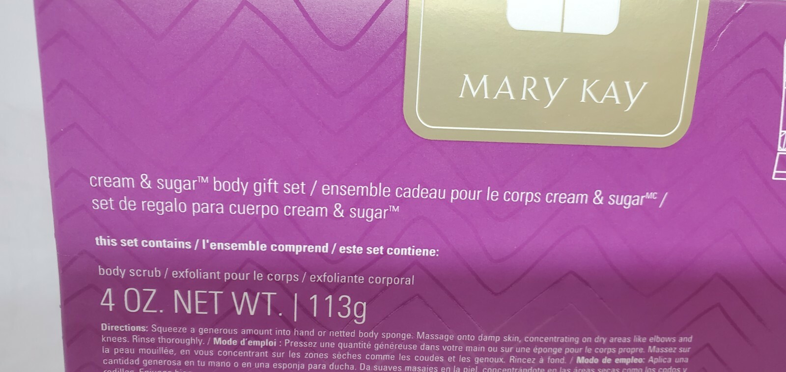 Mary Kay Limited Edition Cream And Sugar Body Gift Set eBay
