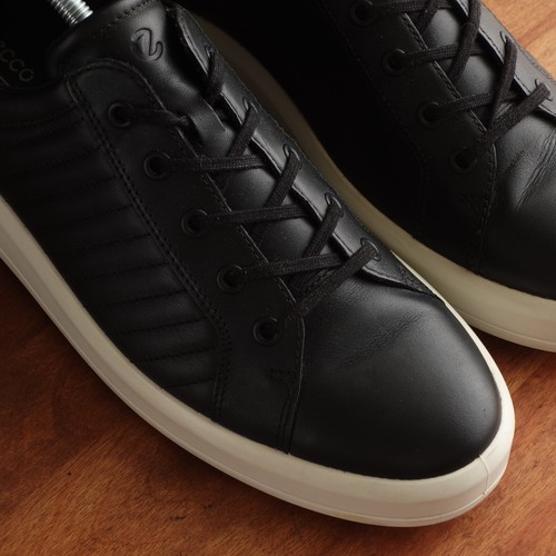 Zapatillas Ecco WMS TALLA EU 42 EE. UU. 11-11,5 NEGRAS Suave 9 Cuero Cómodo Minimalista Zapato - Imagen 4 de 15
