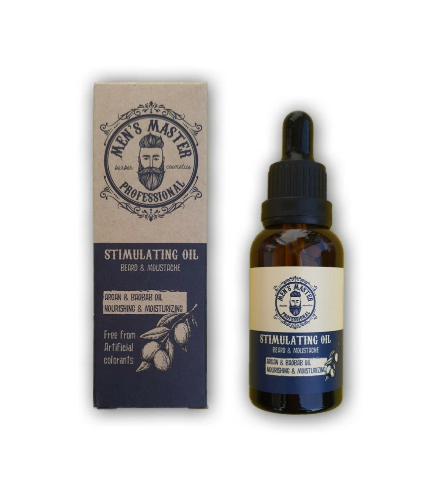Men's Master/Stimulating Oil "Beard&Moustache" 30ml/Bartpflege/ Bartöl