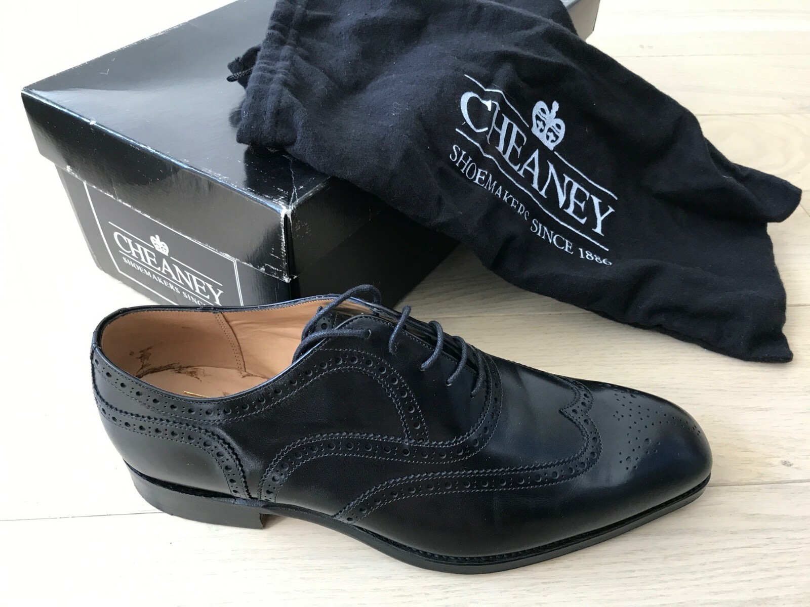 Cheaney Mens Shoes Clifton black 