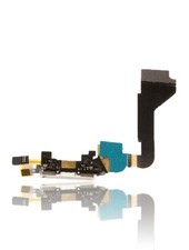 Replacement Charging Port Cable Compatible For iPhone 4 GSM  White 