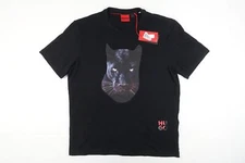 HUGO BOSS DEETAH BLACK XL JAGLION ART TSHIRT MENS DEFECT
