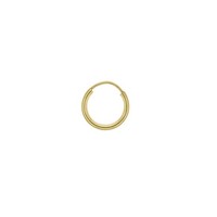 Creolen 333 Gold 8 Karat Gelbgold 13Mm GläNzend Damen Ohrringe Echtschmuck
