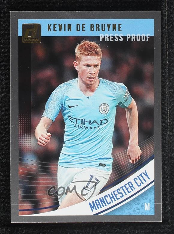 2018-19 Panini Donruss Press Proof Silver Kevin de Bruyne #41 1o3