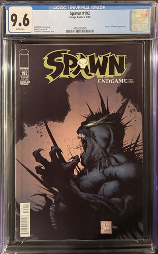 SPAWN #192 (2009) CGC 9.6 McFarlane Story, Cover, Art and Portacio Cover & Art