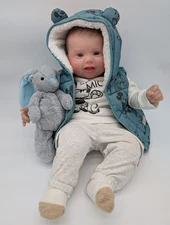 Gorgeous Reborn Baby Boy, Over 2LBS, 24" In Length, Beautiful Detailed Features