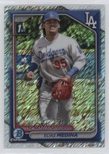 2024 Bowman Chrome Prospects Shimmer Refractor Elias Medina #BCP-183 0q4s