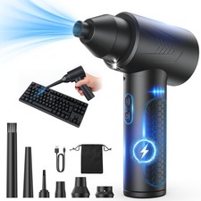 Electric Air Duster 150000RPM Powerful Compressed Air Duster with LED Li