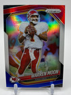 2025 Panini Prizm Football Red White and Blue Warren Moon #52