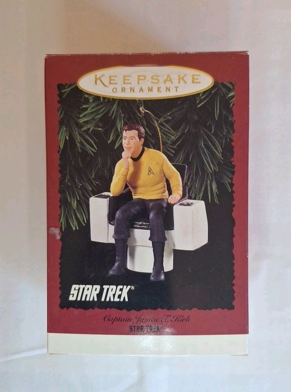Hallmark Keepsake Star Trek Captain James T. Kirk Ornament - 1995