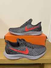Size 10 - Men’s Nike Air Zoom Pegasus 35 Thunder Grey/Crimson 942851 006 Running