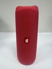JBL Flip 5 Red Wireless Speaker Sound Issues For parts only /READ DESCRIPTION