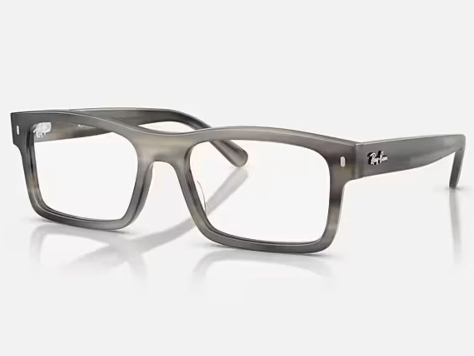 雷朋 RB5435 眼镜 - 8404 抛光哈瓦那灰色 - 演示镜头 - 全新 — 第 2/4 张图片