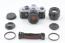  Near MINT Pentax MX with SMC Pentax-M 50mm f/1.7 55mm f/1.8 Lens From JAPAN