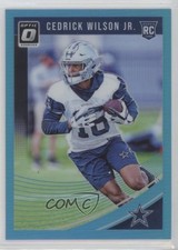 2018 Donruss Optic Rookies Aqua Prizm 67/299 Cedrick Wilson Jr #116 0c3