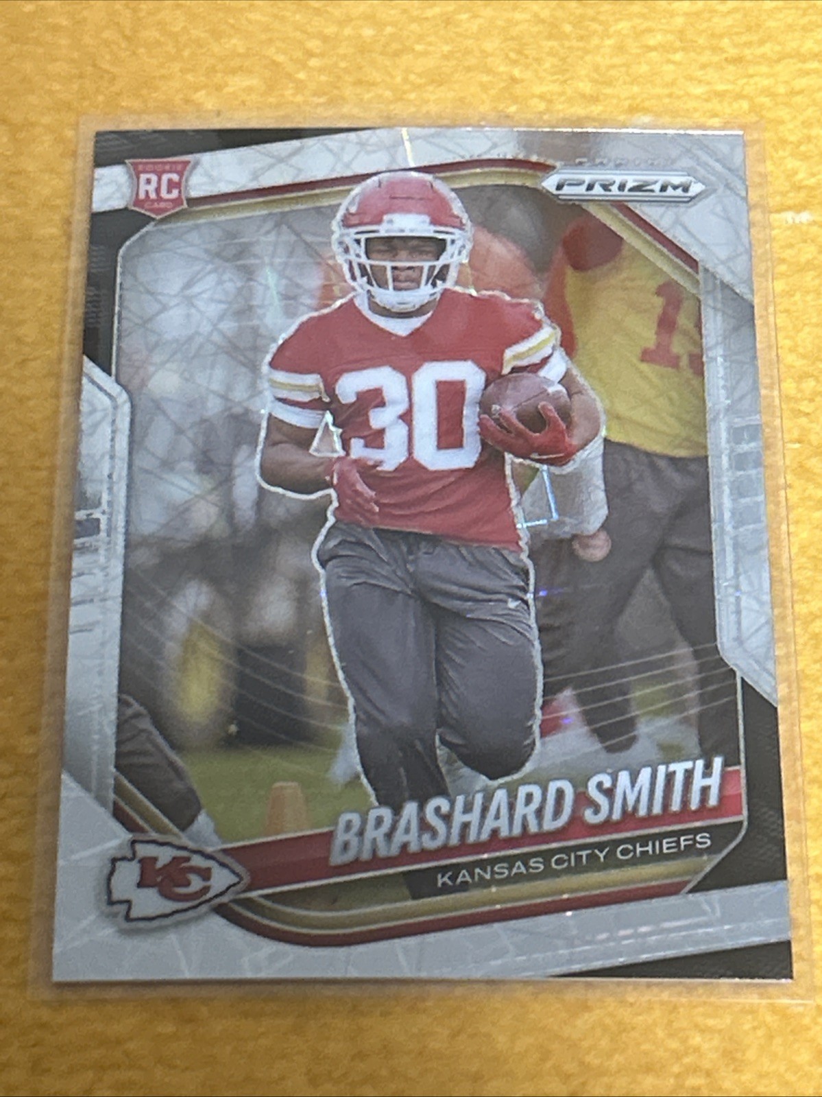 2025 Panini Prizm - Rookies Brashard Smith #308 Silver Lazer Prizm (RC)
