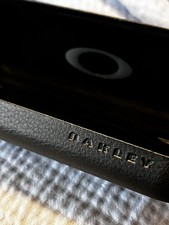 Oakley Glasses Hard Case Black Eyewear Eyeglasses Faux Leather Clamshell