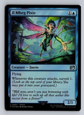 IL MHEG PIXIE 57 UC FINAL FANTASY MAGIC: THE GATHERING FOIL NM/M