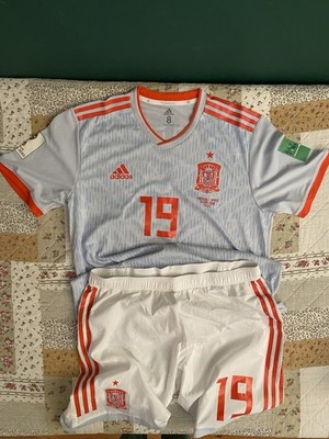 Spain World Cup 2018 Diego Costa Vs Portugal Match Worn Issued Shirt, Adidas
