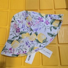 NWT Janie and Jack Lemon Floral Bucket Hat 4-5