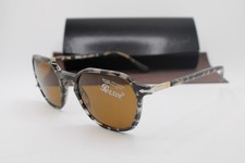 NEW PERSOL P 3256-S 1080/33 GOLD GREY HAVANA SILVER AUTHENTIC SUNGLASSES 51-20