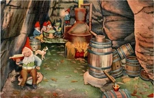 Dock Cay Cordens, Cline, Tichnor Brothers, Boston. Postcard