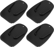 4pcs Motorcycle Kickstand Pad Support Plate Pad Parking Stand Side Stand