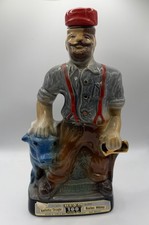 Vintage Jim Beam Paul Bunyan Decanter Babe Bl...